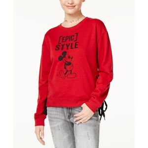 Freeze 24 7 Juniors Mickey Graphic Lace Up Sweatshirt